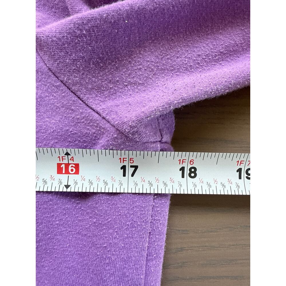 Loup Purple Fosse Midi Dress 3/4 Sleeve Scoop Neck Fit & Flare Size Medium - Picture 6 of 8